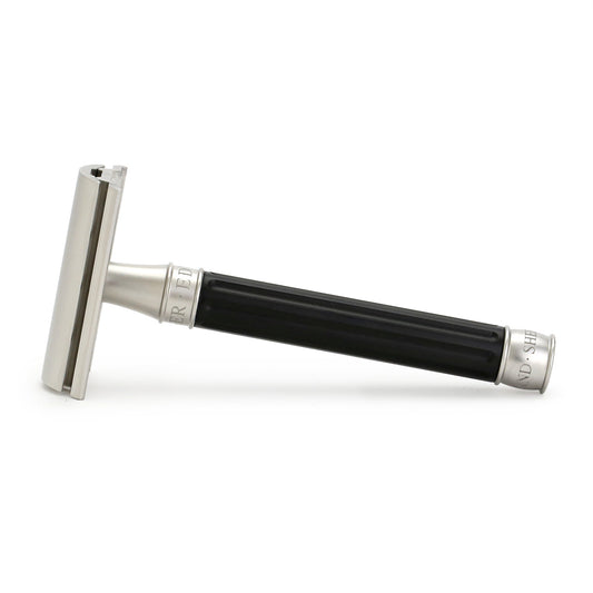 Edwin Jagger 3ONE6 Stainless Steel DE Safety Razor - Black