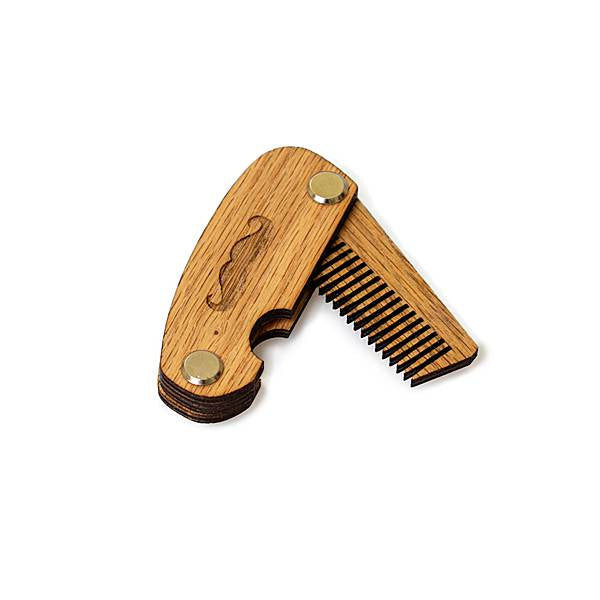 Whispers From The Woods Beard Combs - Handmade Red Oak