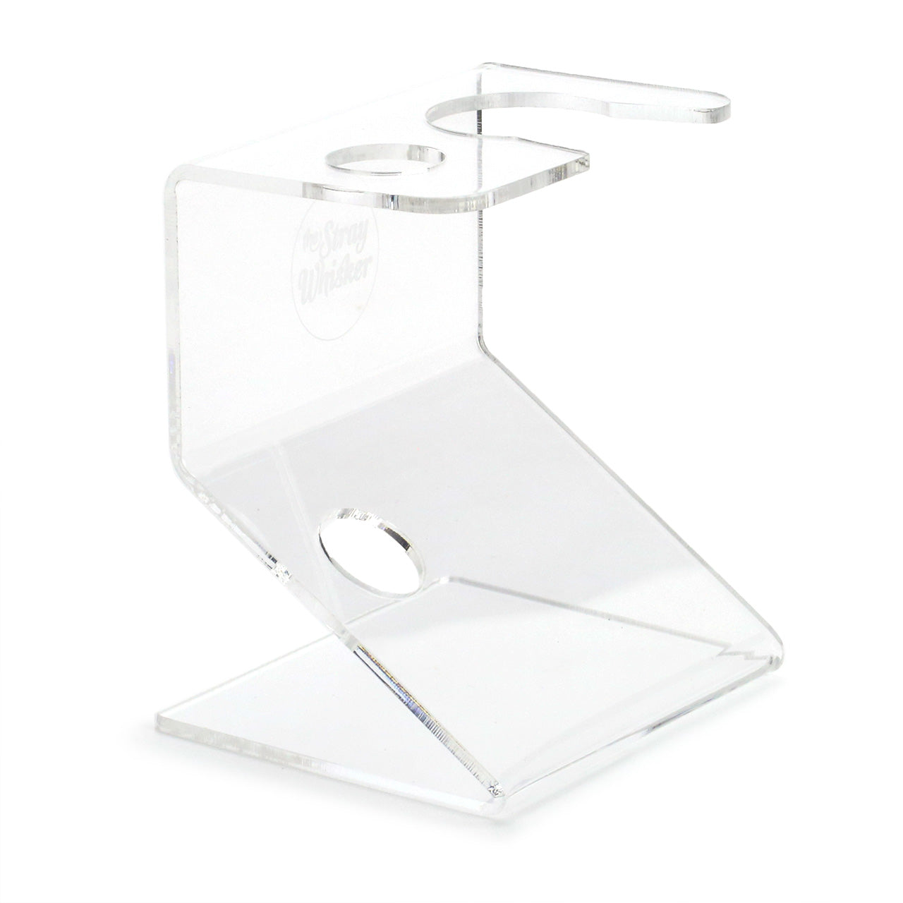 The Stray Whisker Brush and Razor Stand