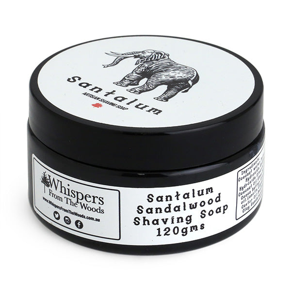 Whispers From The Woods Shaving Soap - Santalum