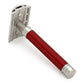 Edwin Jagger 3ONE6 Stainless Steel DE Safety Razor - Red